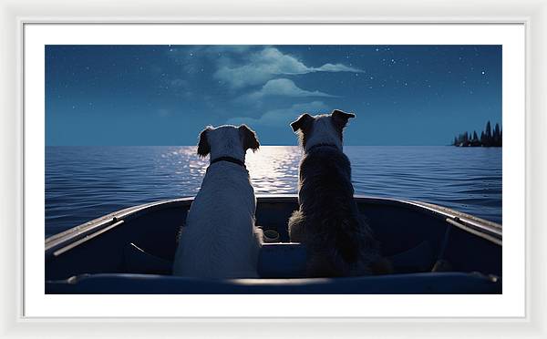 Nightime Navigators - Framed Print