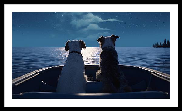 Nightime Navigators - Framed Print