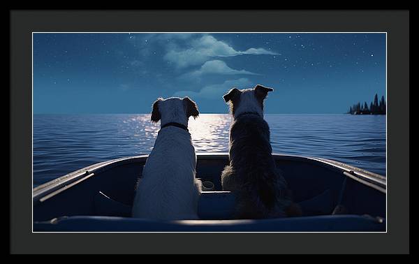 Nightime Navigators - Framed Print