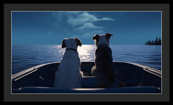Nightime Navigators - Framed Print