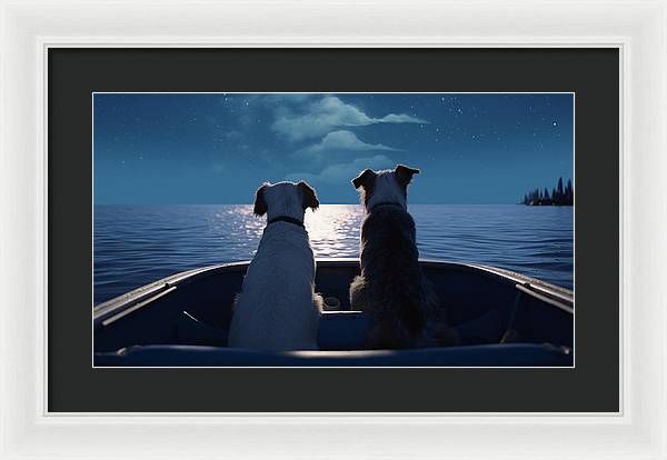 Nightime Navigators - Framed Print