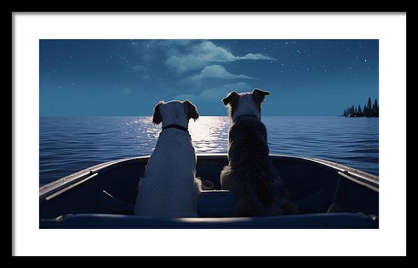 Nightime Navigators - Framed Print