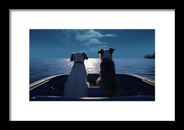 Nightime Navigators - Framed Print