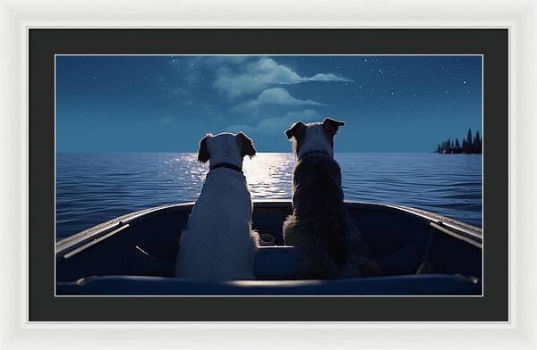 Nightime Navigators - Framed Print