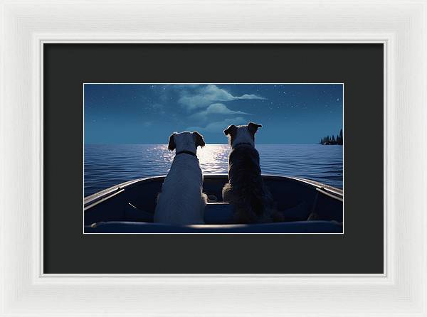 Nightime Navigators - Framed Print