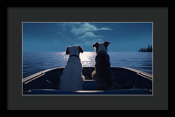 Nightime Navigators - Framed Print