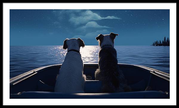 Nightime Navigators - Framed Print
