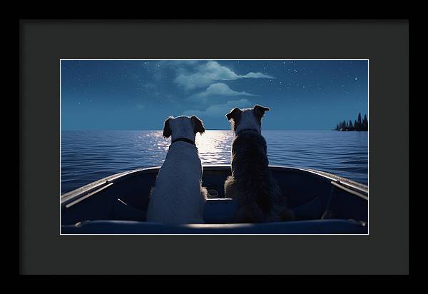 Nightime Navigators - Framed Print