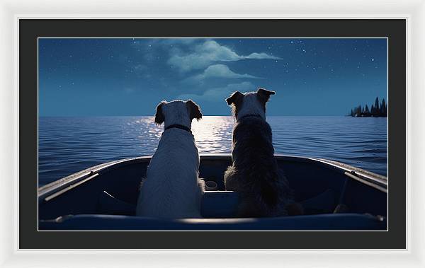 Nightime Navigators - Framed Print