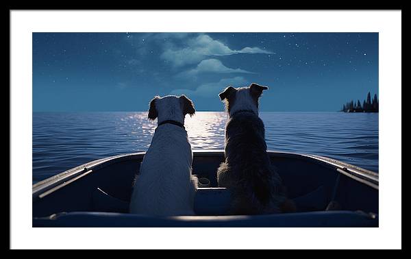 Nightime Navigators - Framed Print