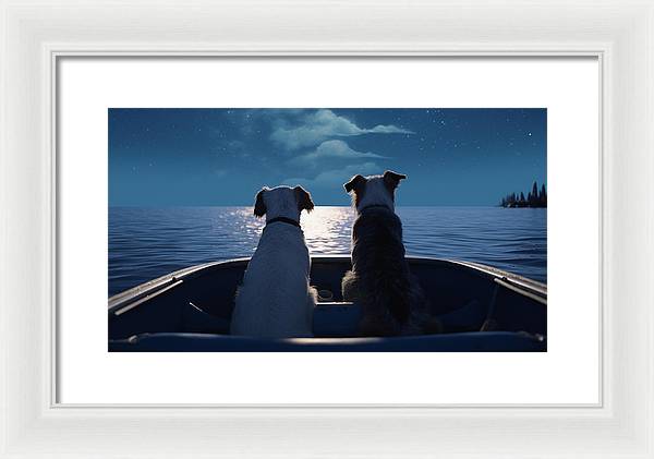 Nightime Navigators - Framed Print