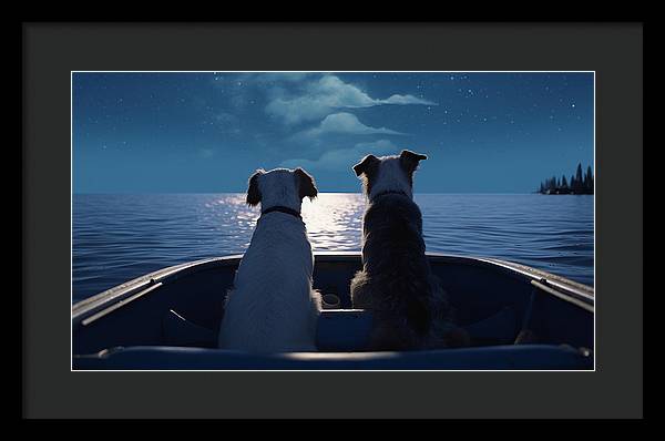 Nightime Navigators - Framed Print
