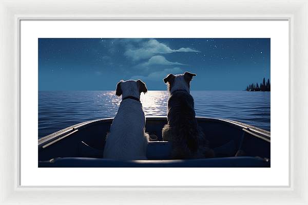 Nightime Navigators - Framed Print
