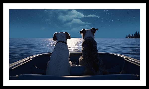 Nightime Navigators - Framed Print