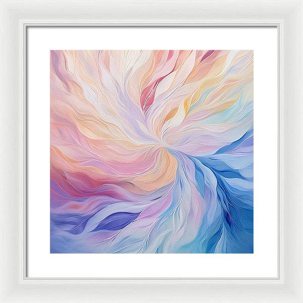 Serenitys Swirl - Framed Print