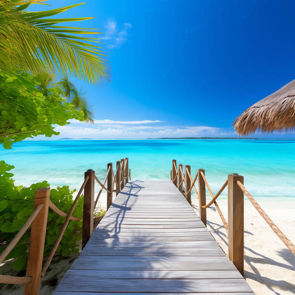 The Crystal Boardwalk - Art Print