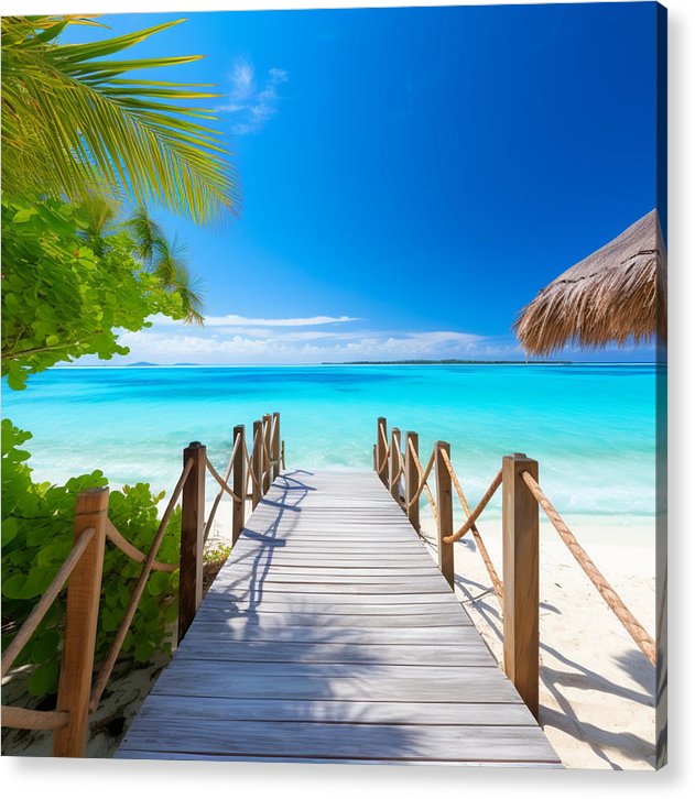 The Crystal Boardwalk - Acrylic Print