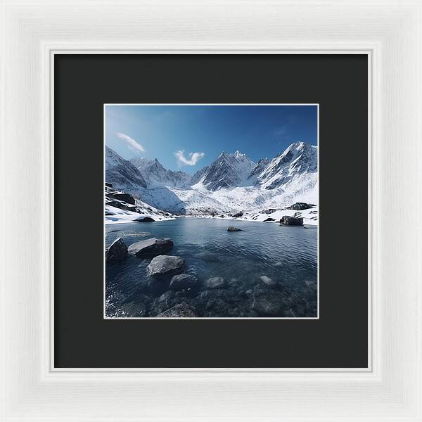 Alpine Serenity - Framed Print