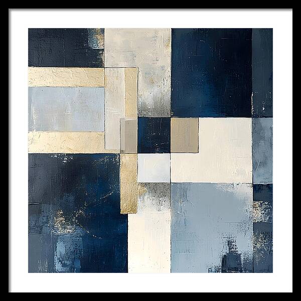 Architectural Blueprint - Framed Print