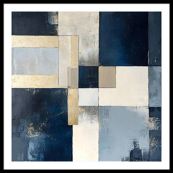 Architectural Blueprint - Framed Print