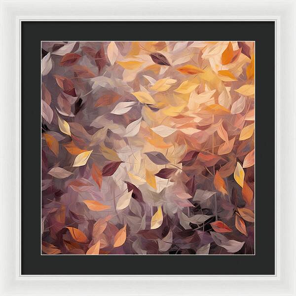 Autumn's Purple Overture - Framed Print
