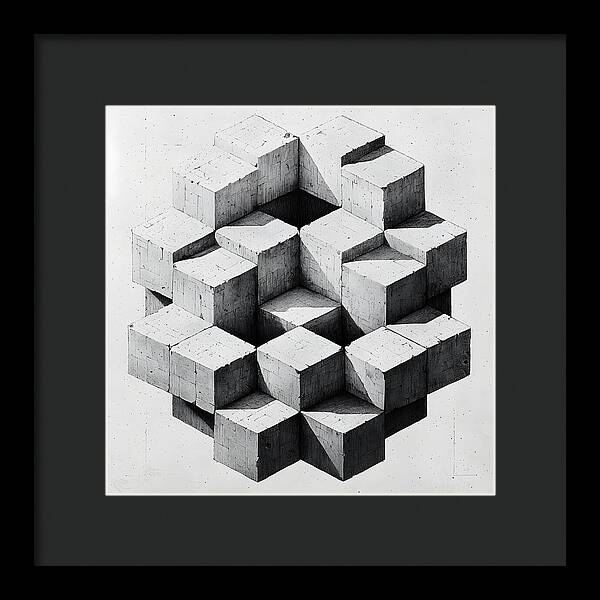 Balance in Opposition - Framed Print