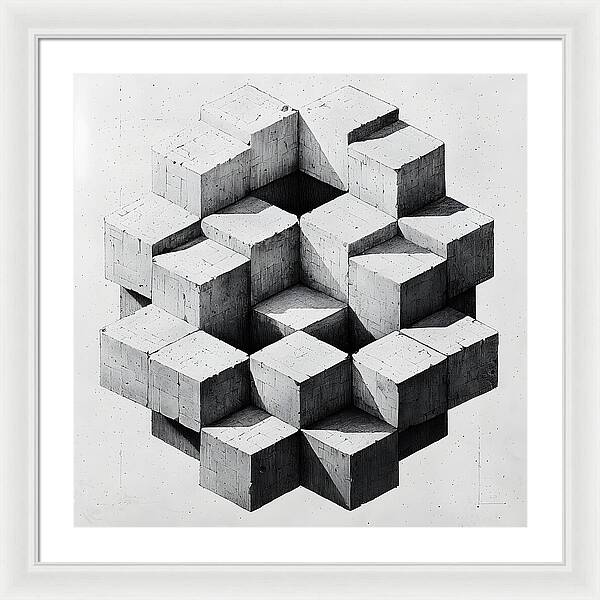 Balance in Opposition - Framed Print