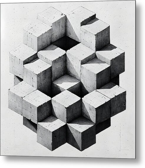Balance in Opposition - Metal Print