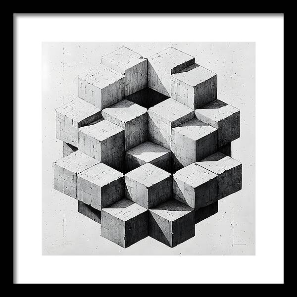 Balance in Opposition - Framed Print