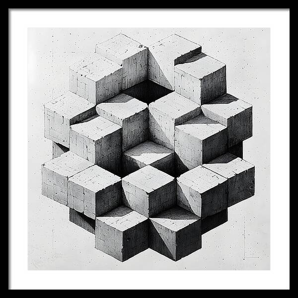 Balance in Opposition - Framed Print