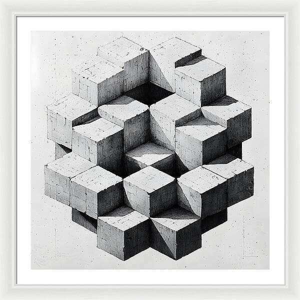 Balance in Opposition - Framed Print