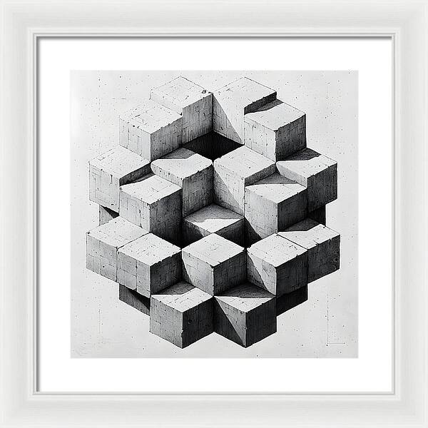 Balance in Opposition - Framed Print