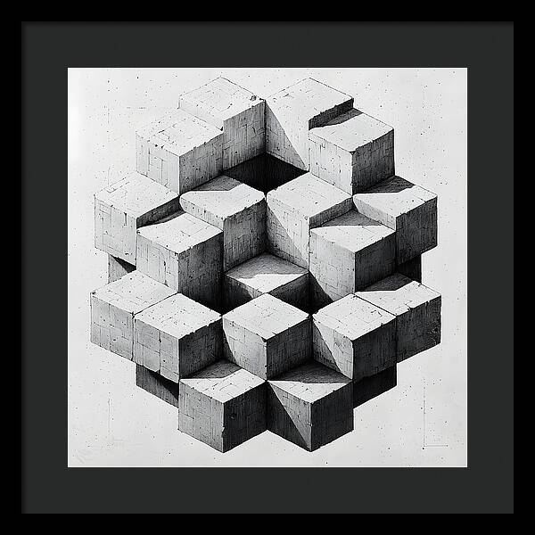 Balance in Opposition - Framed Print