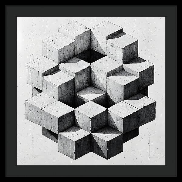 Balance in Opposition - Framed Print