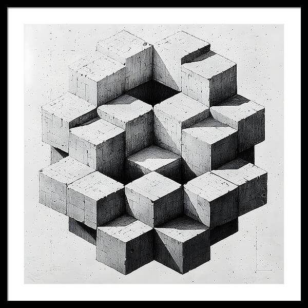 Balance in Opposition - Framed Print