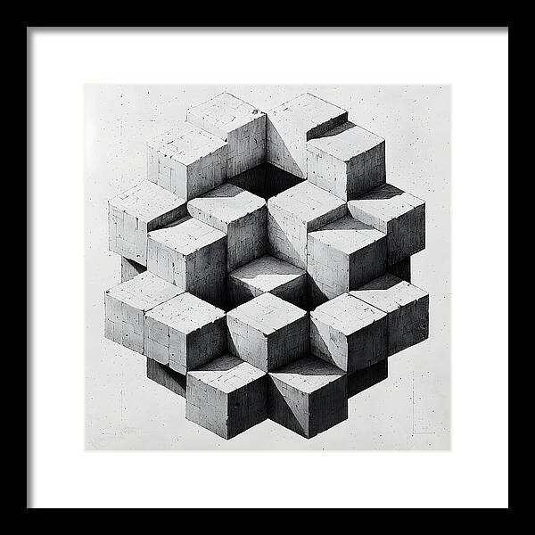 Balance in Opposition - Framed Print