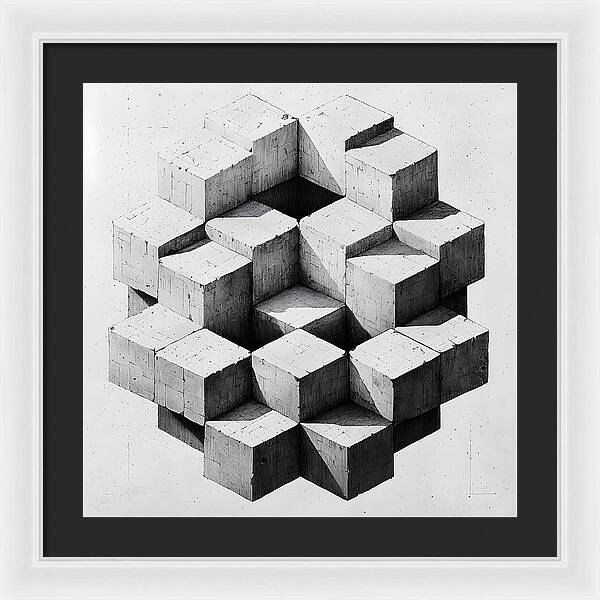 Balance in Opposition - Framed Print
