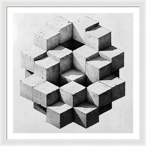 Balance in Opposition - Framed Print