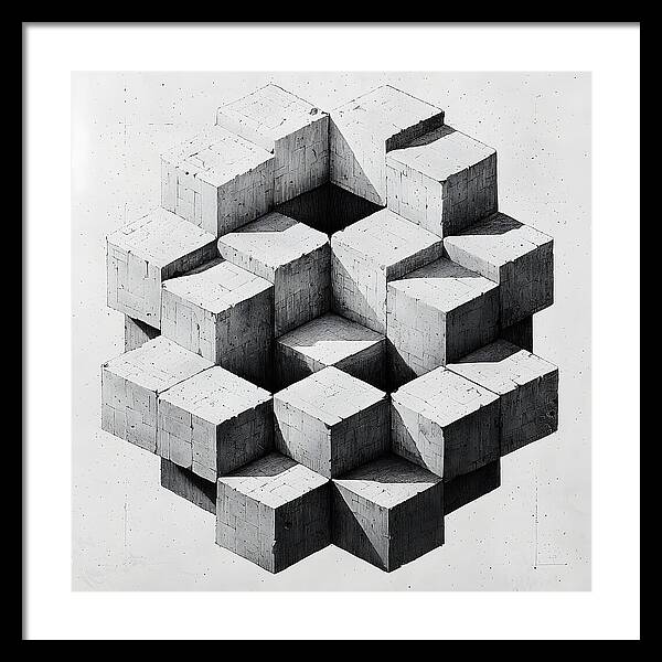 Balance in Opposition - Framed Print