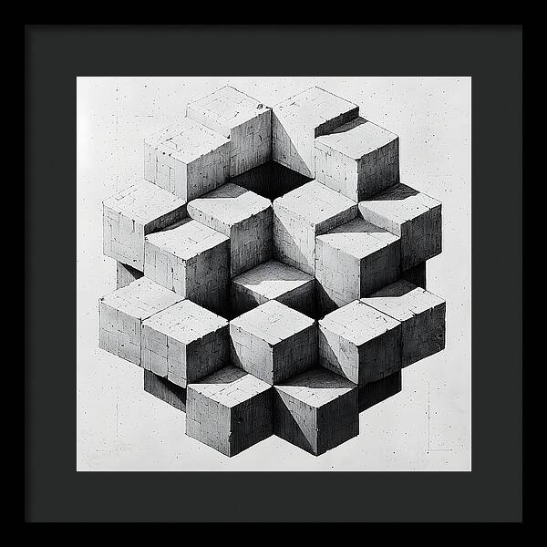 Balance in Opposition - Framed Print