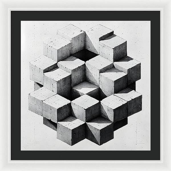 Balance in Opposition - Framed Print