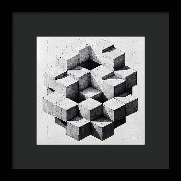 Balance in Opposition - Framed Print