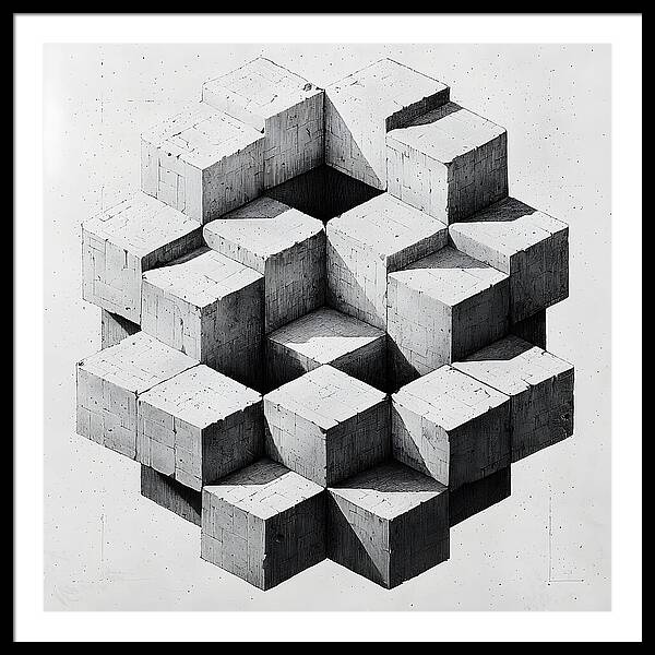 Balance in Opposition - Framed Print