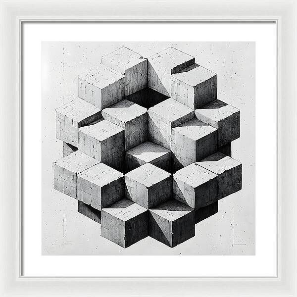 Balance in Opposition - Framed Print