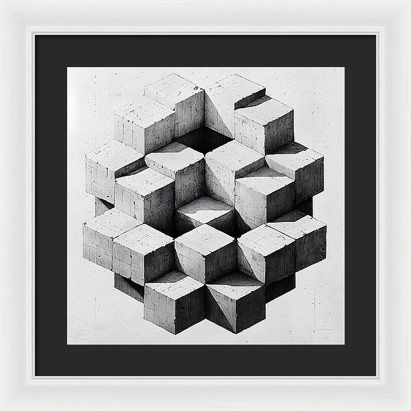 Balance in Opposition - Framed Print