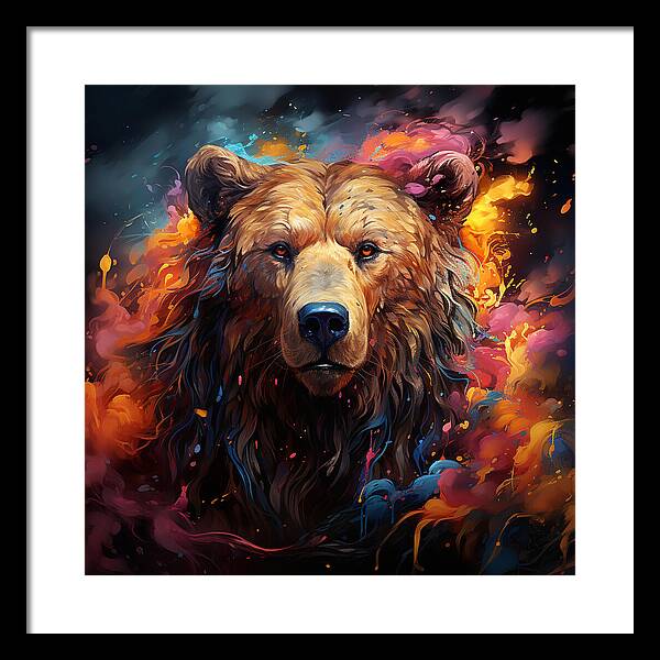 Bear Awakening - Framed Print