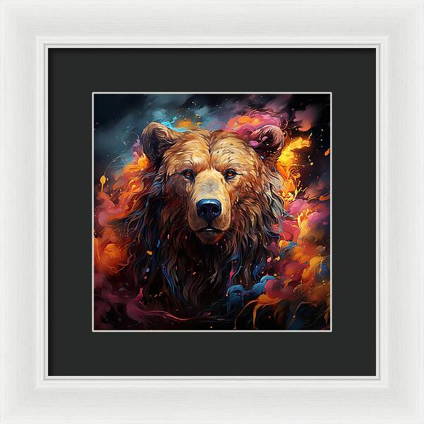 Bear Awakening - Framed Print