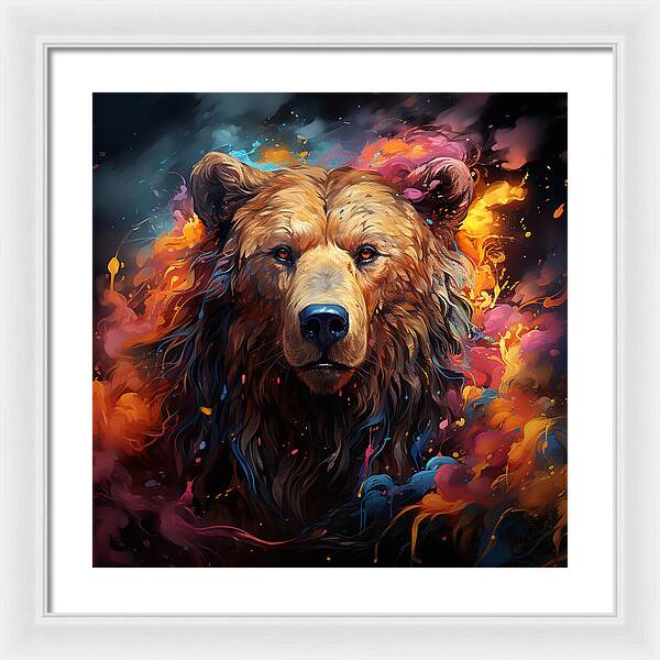Bear Awakening - Framed Print