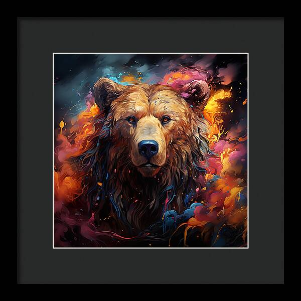 Bear Awakening - Framed Print