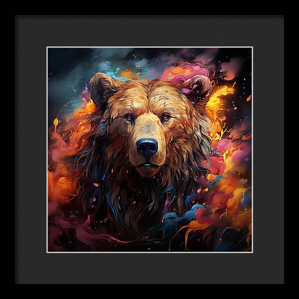 Bear Awakening - Framed Print